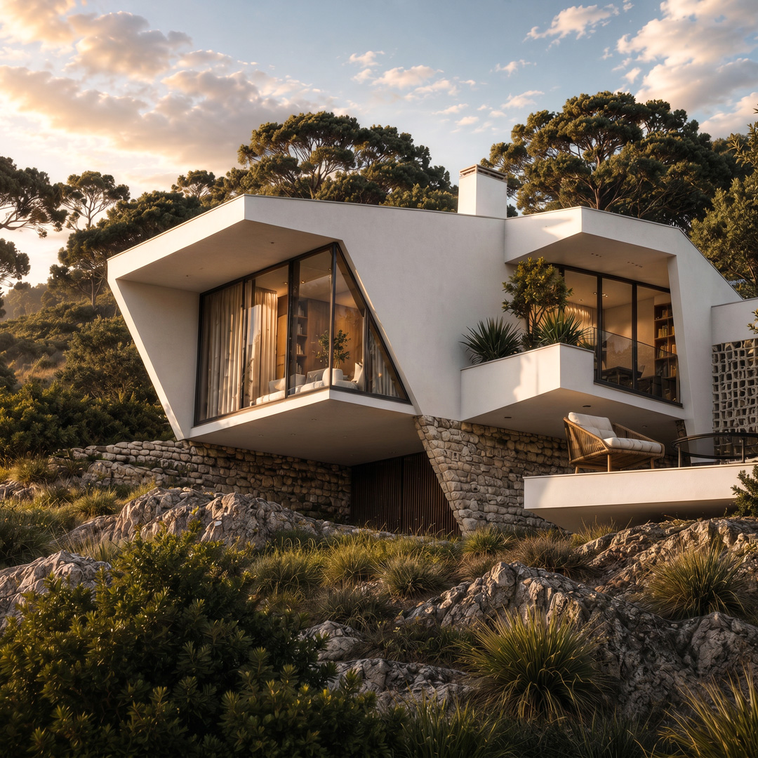 House on the rocks